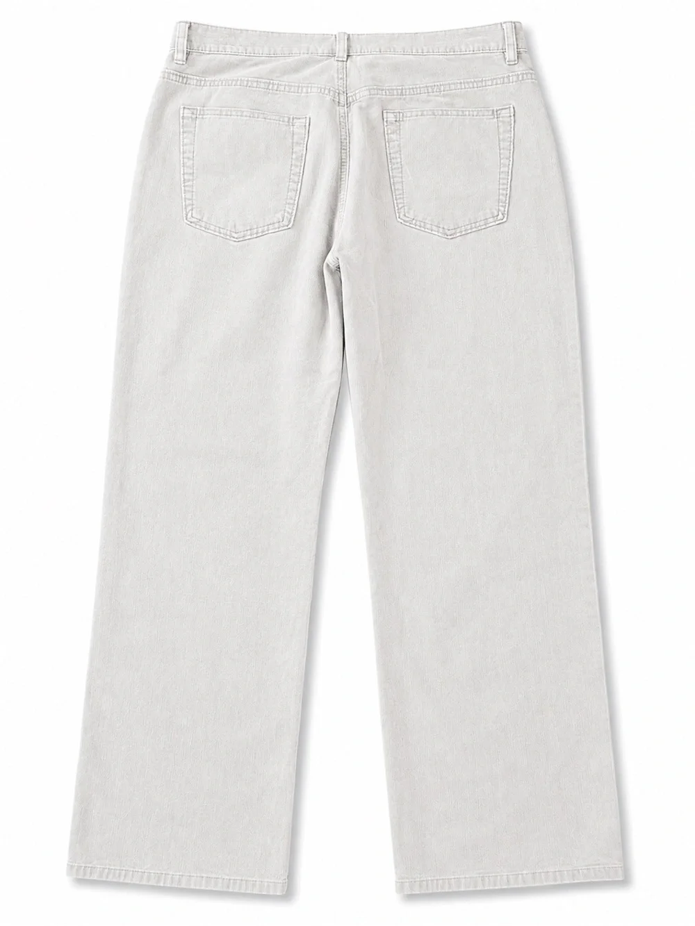 Banana Republic Men's Light Gray Straight-Leg Chinos